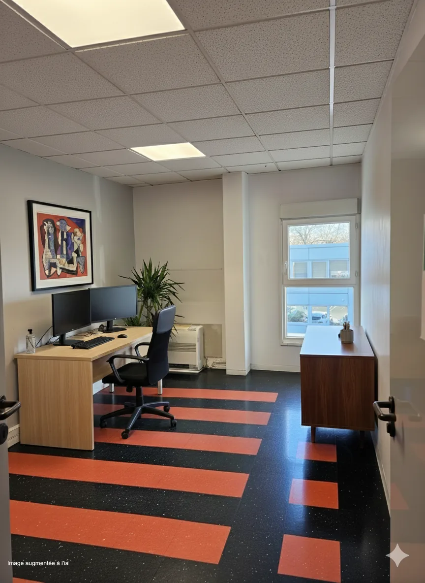 Bureau 22 m² – R+1 – Bureau privatif de 22 m² au bâtiment Galilée, Lormont – Vue 1/1